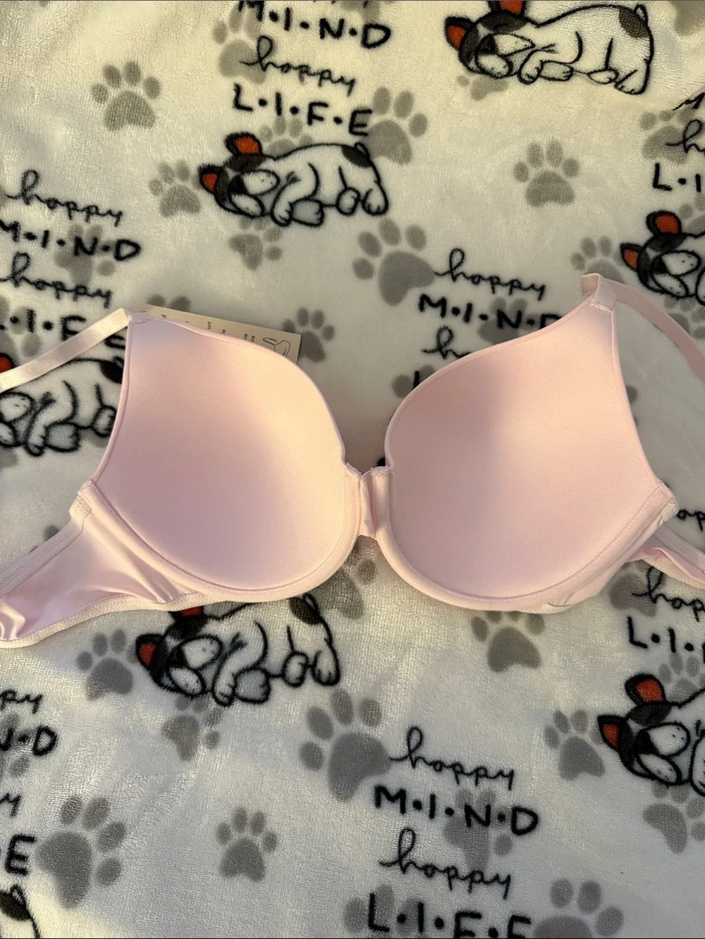 No Boundaries Light Pink T-Shirt Bra